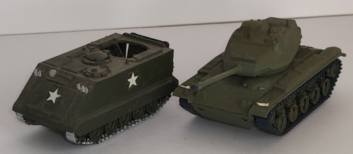 Roco m41 tank m113 apc - us,