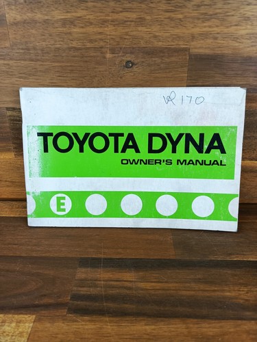 Toyota dyna truck - dyna,