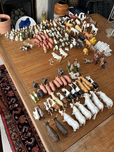 200 vintage plastic farm - vintage,