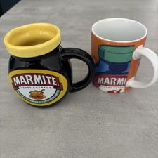 2 X Marmite Mugs Inc. Jar