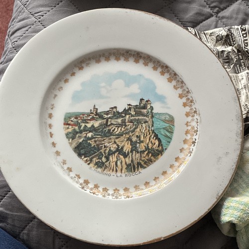 Ceramic souvenir plate - ceramic,