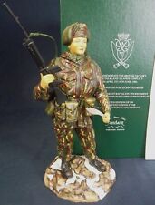 Ashmor china Worcestershire GURKHA soldier Ltd Edt Falklands figure B&C