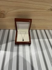 Faux pearl drop pendant - drop,