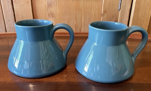 Pair vintage poole pottery - of,
