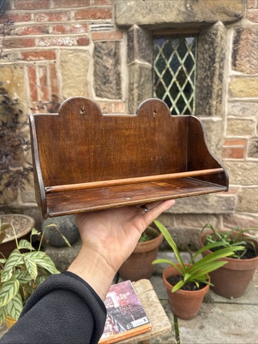 Wooden wall mounted shelf - wooden, wall-mounted