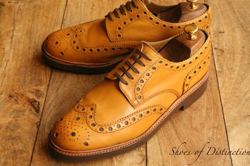 Grenson tan brown - tan, leather