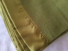 Merino Wool Blanket. 'Grafton' John Atkinson Sowerby Bridge