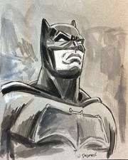 Batman original comic art - comic,