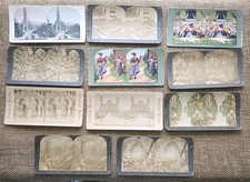 Lot Of 11 Antique Stereoview