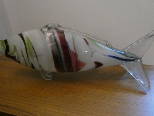 Vintage murano glass fish - vintage,