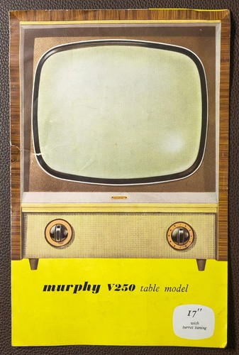 1955 murphy v250 - v250, table