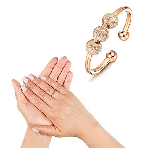 Spinning fidget peace ring - peace,