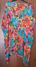 Marks and Spencer Cover Up kaftan Multi Coloured Floral Size 10