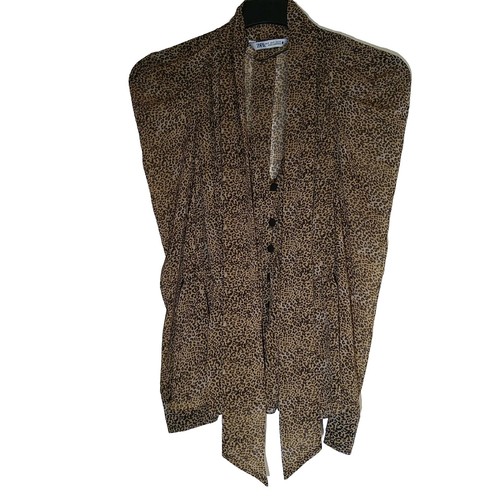 Zara blouse small leopard - zara,