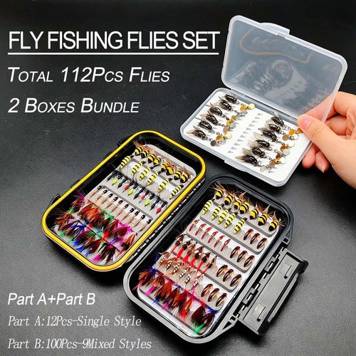 Fly fishing flies - fly, boxes