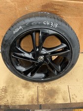 VAUXHALL CORSA E 2014-19 LTD EDITION BLACK ALLOY WHEEL 215/45/17 VX LINE CH318