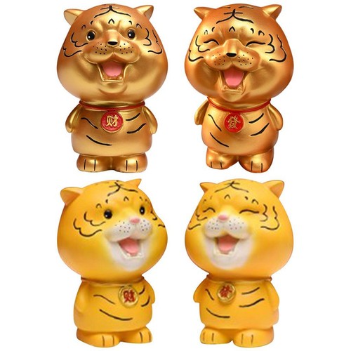 Tiger miniature figurine - tiger,