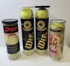 Bundle of 14 Tennis Balls - Wilson, Penn, Dunlop - Used & New
