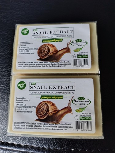 Olive oil soap with - , snail