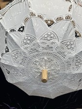 Vintage lace white cotton - vintage,