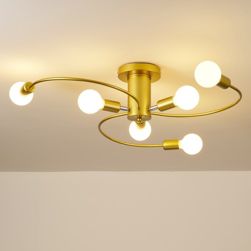 Modern gold ceiling light - modern,