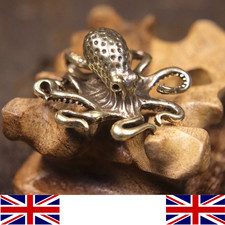 Mini Brass Octopus Sculpture