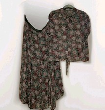 Jaegar Blouse Skirt Suit 100%