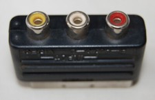 SCART to RCA Phono Composite Video Audio AV TV Adaptor