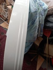 Corner Bath Top Rail with rings and curtain all fittings 9" wide J7M6Collection