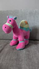 Camel teddy Fay Lawson Embroidered Pink Multicolored Plush Soft Toy 10” VGC
