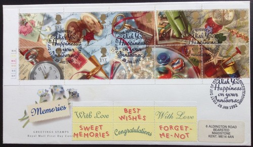 1992 greetings stamps - set, +
