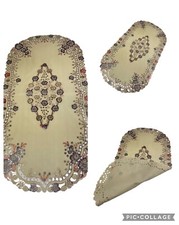 PVC COLOUR OVAL LACE EFFECT