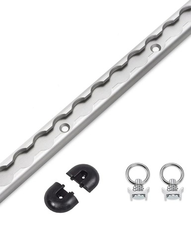 Aluminum l track - aluminum, tie