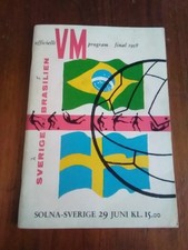 1958 World Cup Final Sweden v Brazil