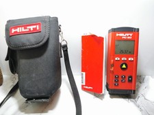 HILTI PD20 LASER DISTANCE MEASURER CASE INSTRUCTIONS REF5484