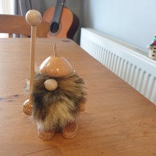 Hand Made Wooden Gonk/viking