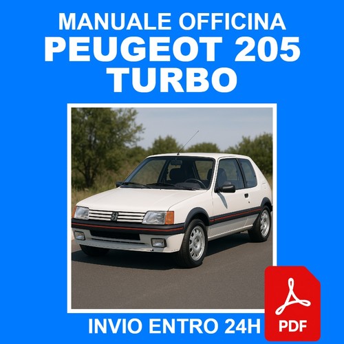 Workshop manual peugeot 205 - workshop,