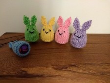 5 x Hand knitted Bunny