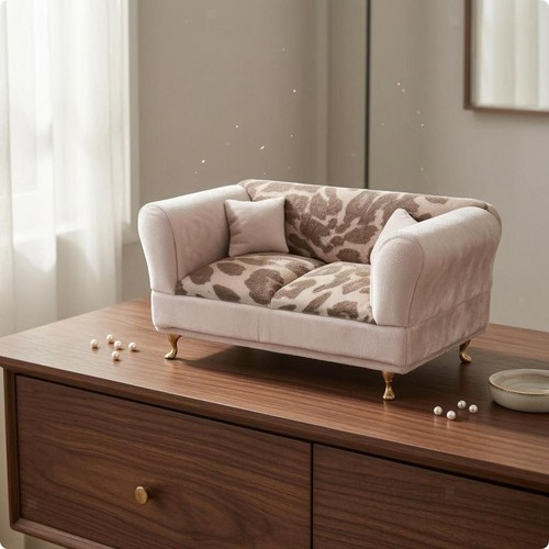 Miniature leopard print - miniature, sofa