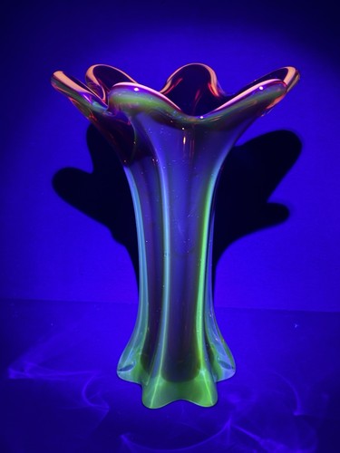 Large murano uranium red - large,