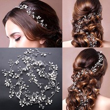Pearls Wedding Hair Vine