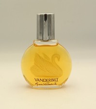 VANDERBILT Factice Dummy Swan Design Glass Perfume Display Bottle 5.25"