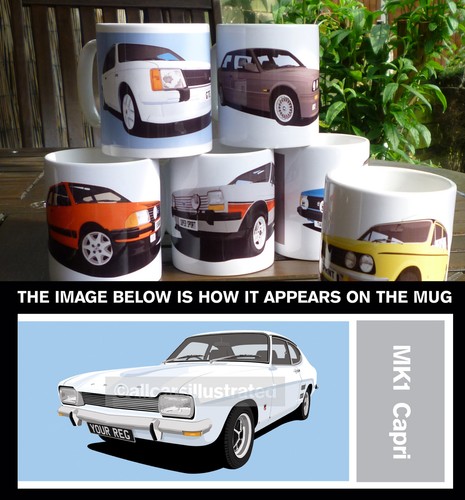 Capri mk1 car art - capri,