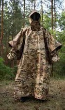 Tactical military poncho from
