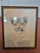 Framed vintage Print Joel Kirk
