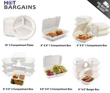 Disposable Bagasse Clamshell