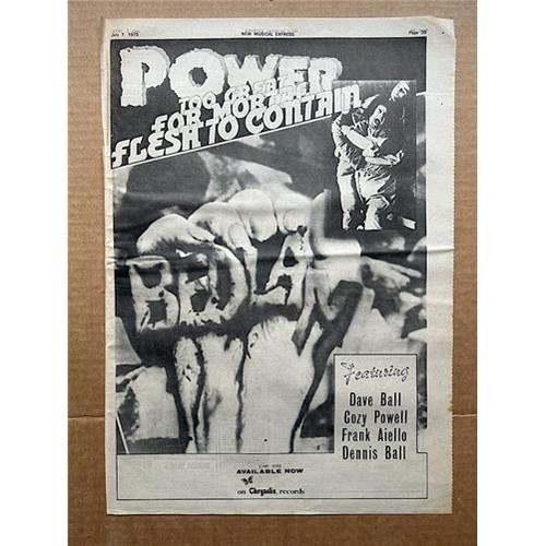 Cozy powell bedlam poster - powell,