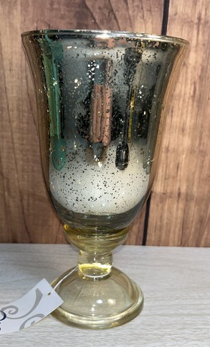 Mercury glass hurricane urn - mercury,