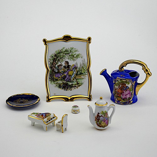 Miniature limoges porcelain - miniature,