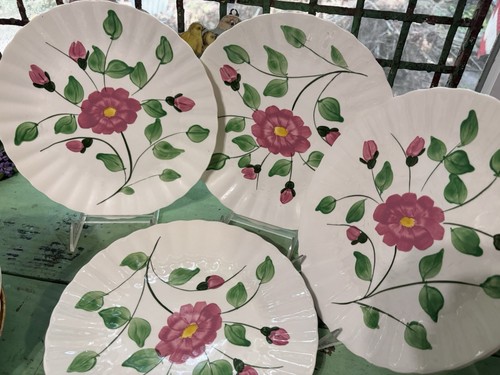 Blue ridge pottery rock rose - blue,